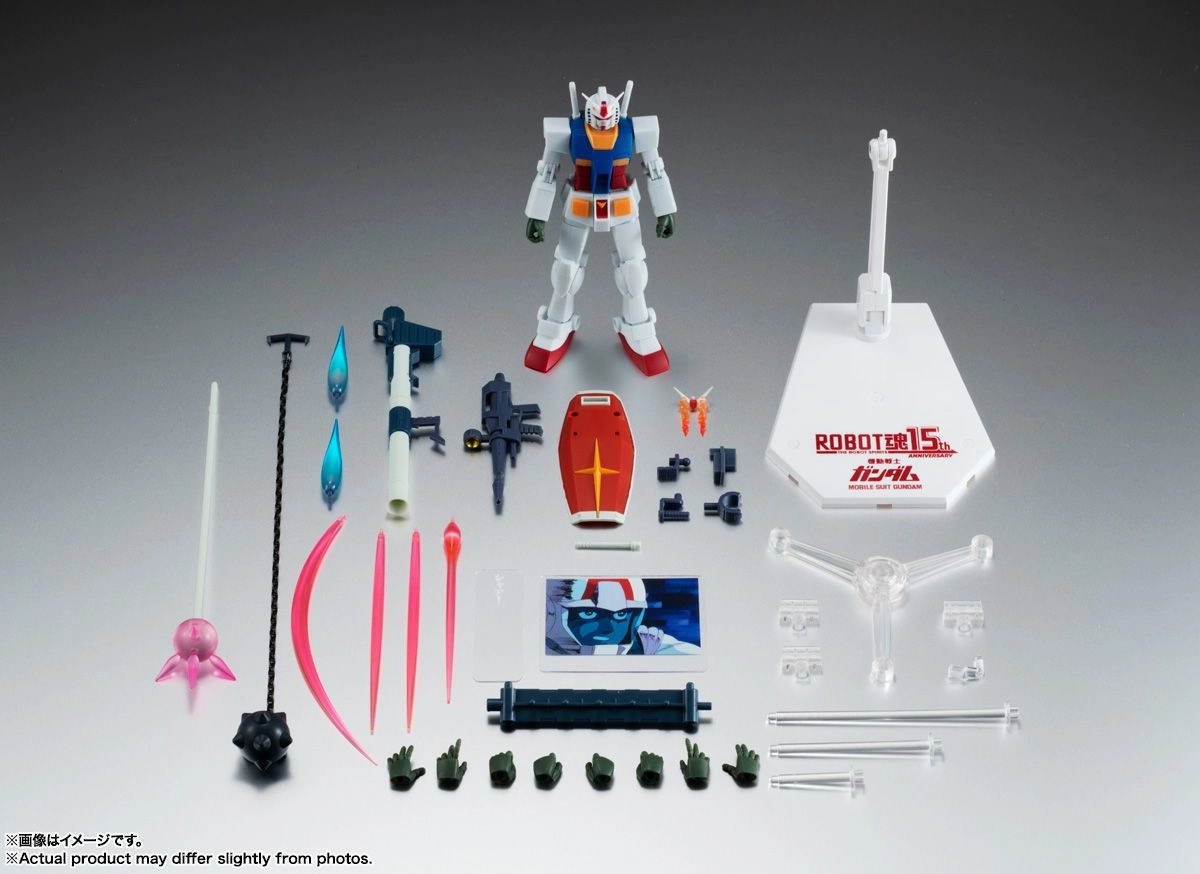 Robot Spirits R-312 RX-78-2 Gundam A.N.I.M.E (Robot Spirits 15th Anniversary Ver.) Action Figure