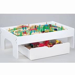 Roll-Out Storage Bin - White Melamine