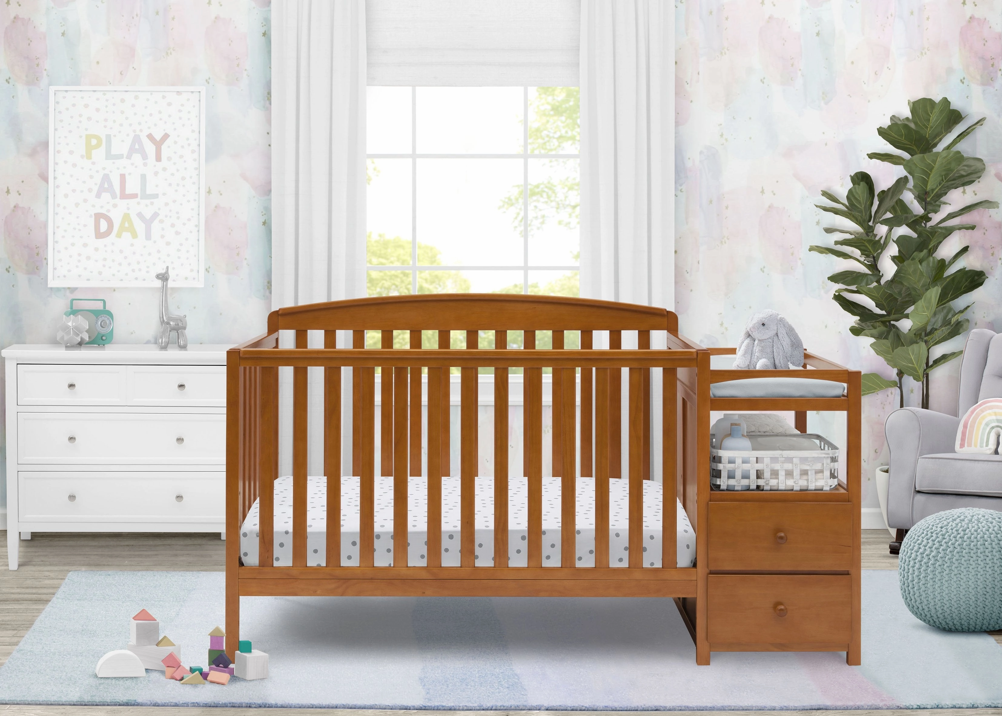 Royal Convertible Crib and Changer