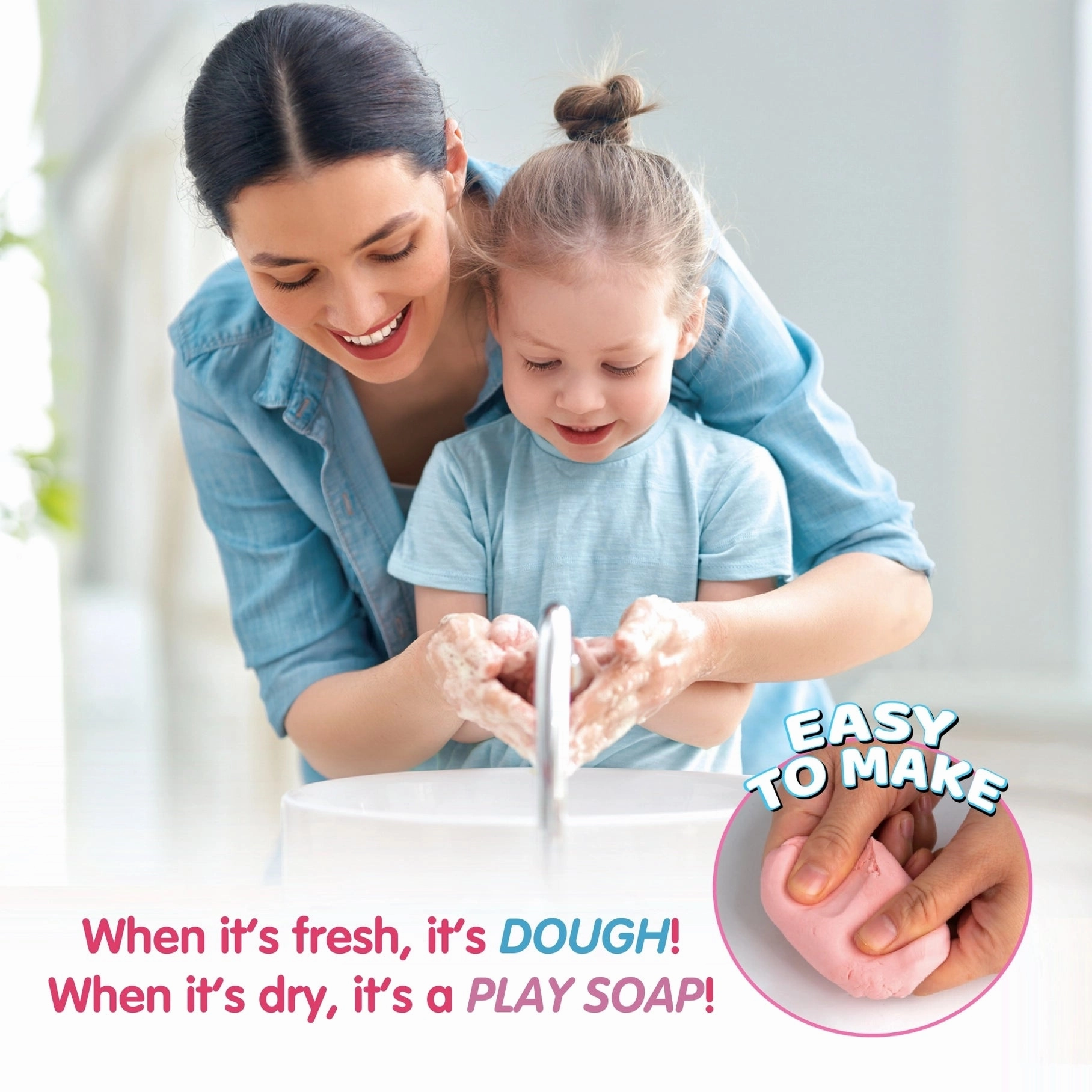 Rub-a-Dub Dough: Rainbow Soap