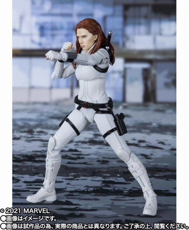 S.H. Figuarts Black Widow Movie Black Widow (White Snow Suit Ver.) Action Figure