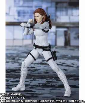 S.H. Figuarts Black Widow Movie Black Widow (White Snow Suit Ver.) Action Figure