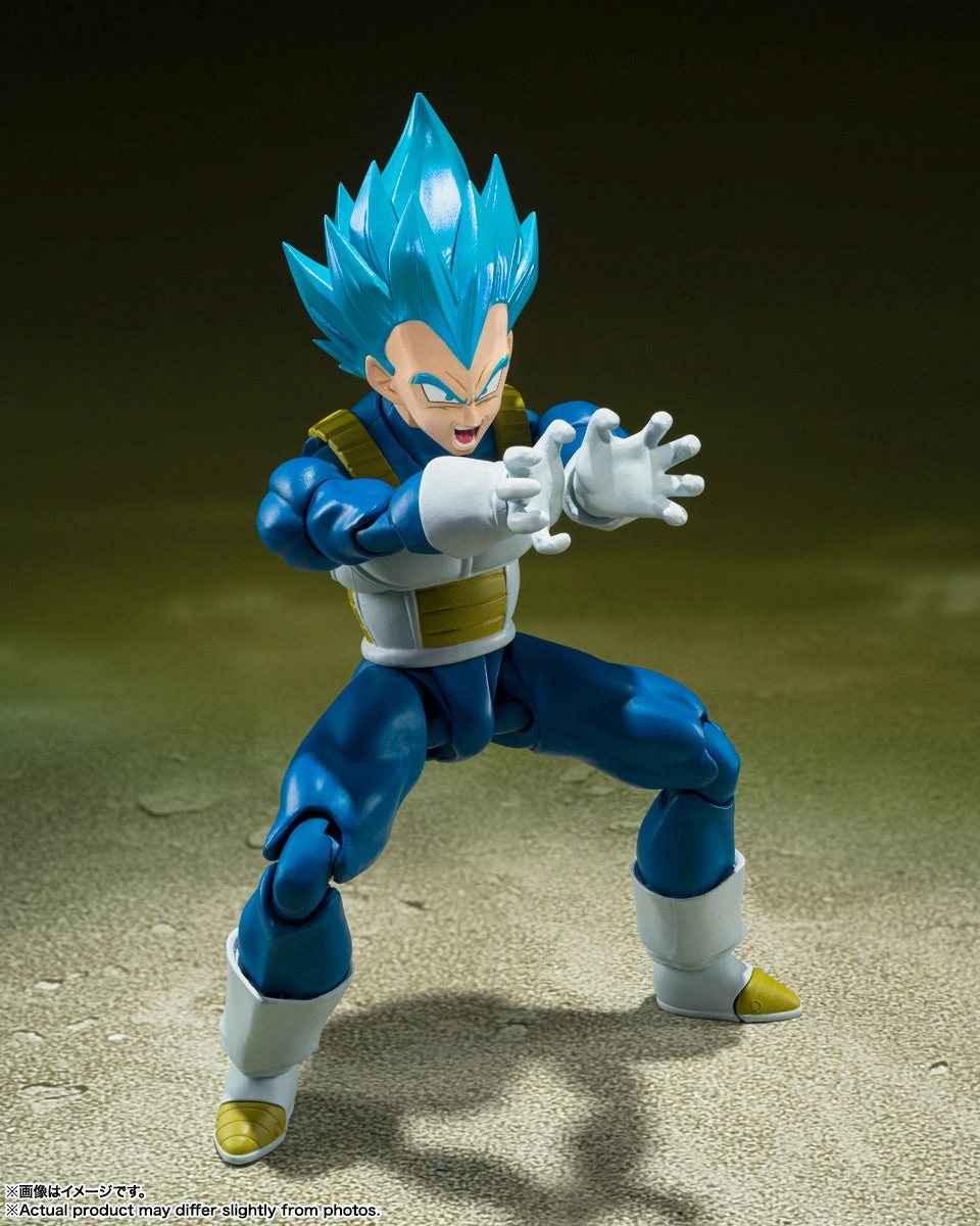 S.H. Figuarts Dragon Ball Super Saiyan God Super Saiyan Vegeta (Unwavering Saiyan Pride) Action Figure