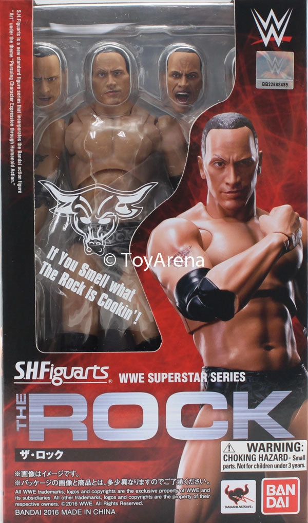 S.H. Figuarts Dwayne The Rock Johnson WWE Action Figure