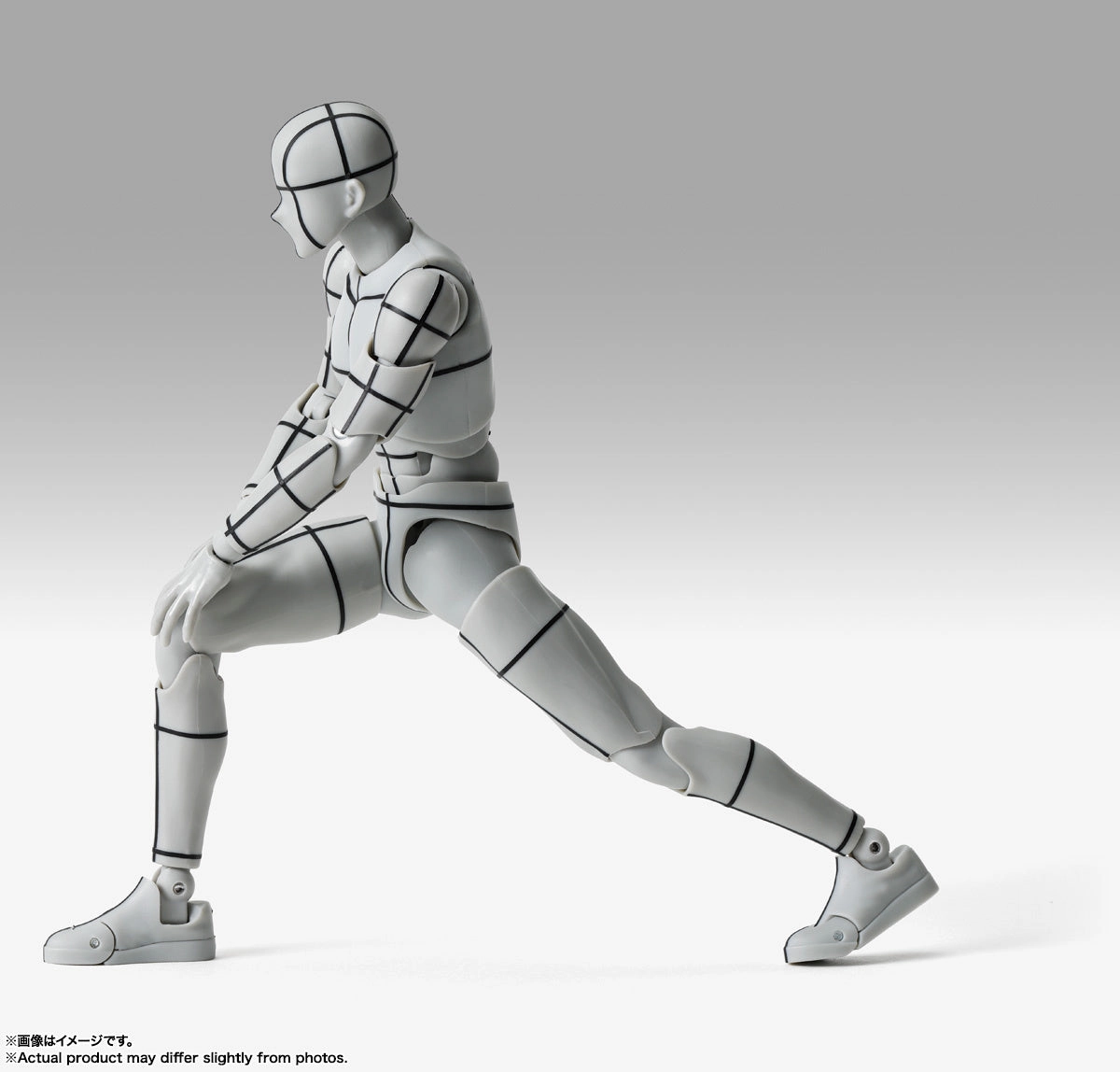 S.H. Figuarts Man Male Body Kun Sports Edition (Wireframe) Gray Color Ver. Action Figure