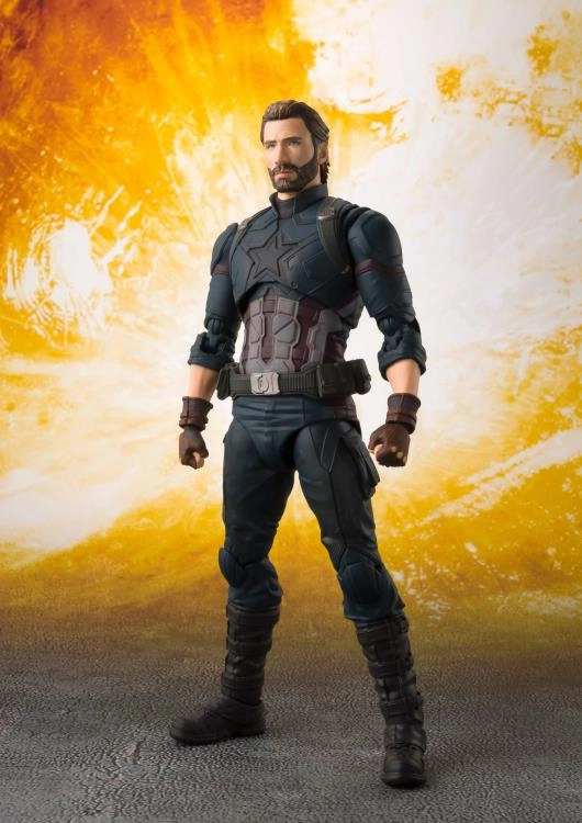 S.H. Figuarts Marvel Captain America Avengers Infinity Wars and Tamashii Explosion Effect