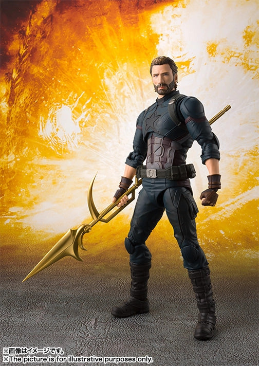 S.H. Figuarts Marvel Captain America Avengers Infinity Wars and Tamashii Explosion Effect