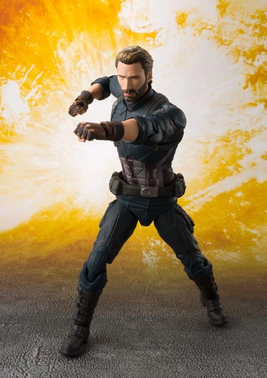 S.H. Figuarts Marvel Captain America Avengers Infinity Wars and Tamashii Explosion Effect