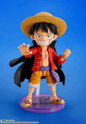 S.H. Figuarts X World Collectible Figure One Piece Monkey D. Luffy Action Figure