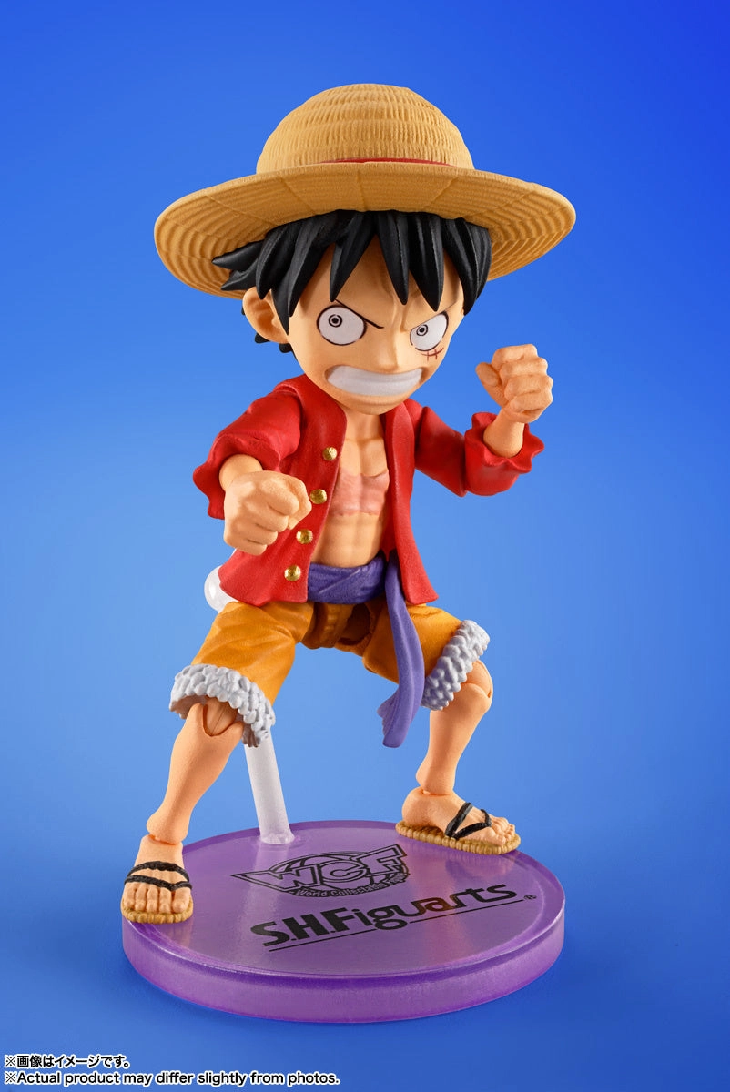 S.H. Figuarts X World Collectible Figure One Piece Monkey D. Luffy Action Figure
