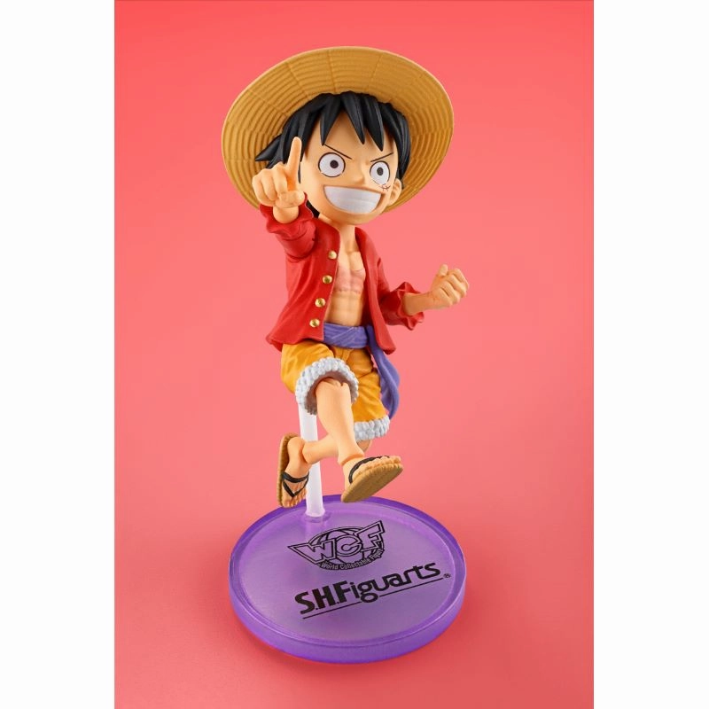 S.H. Figuarts X World Collectible Figure One Piece Monkey D. Luffy (Web Store Exclusive Ver.) Action Figure