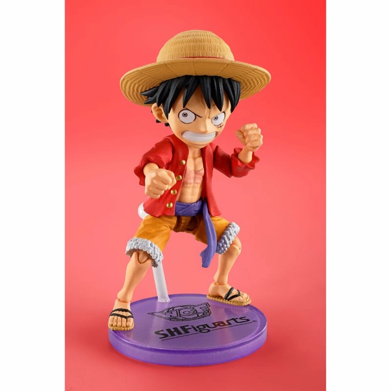 S.H. Figuarts X World Collectible Figure One Piece Monkey D. Luffy (Web Store Exclusive Ver.) Action Figure