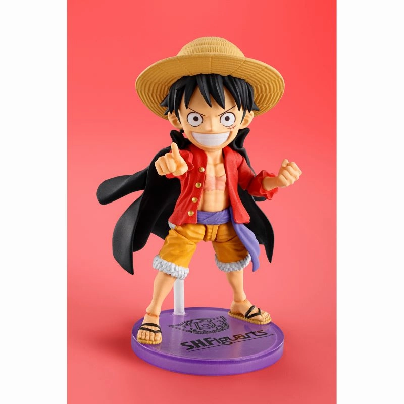 S.H. Figuarts X World Collectible Figure One Piece Monkey D. Luffy (Web Store Exclusive Ver.) Action Figure