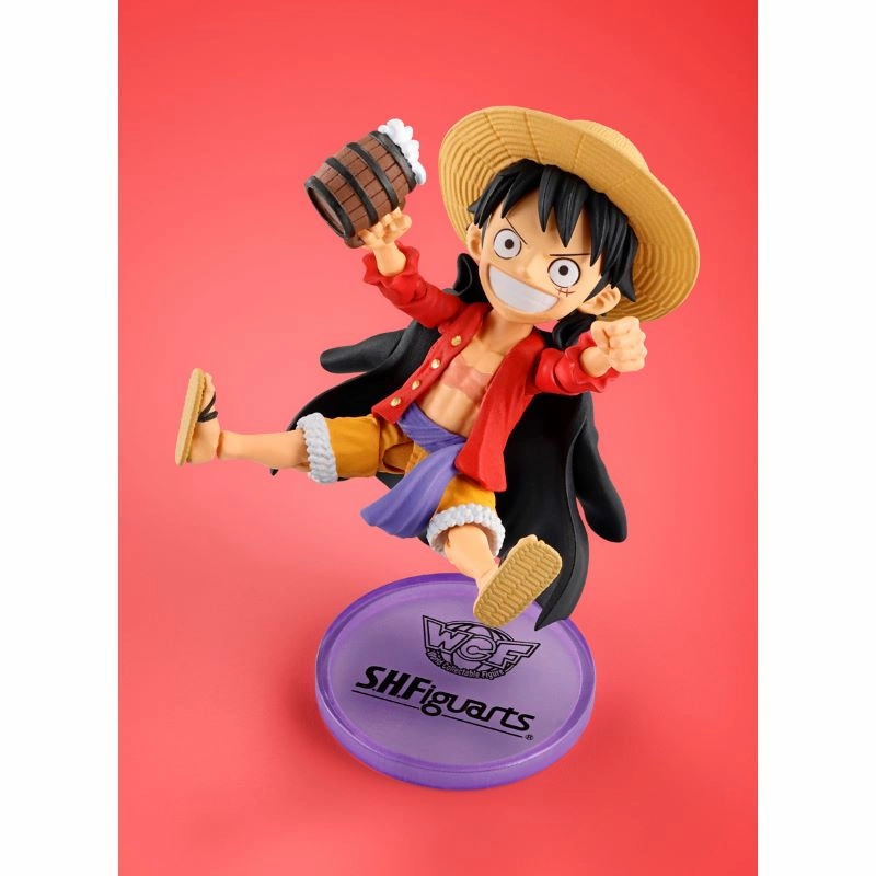 S.H. Figuarts X World Collectible Figure One Piece Monkey D. Luffy (Web Store Exclusive Ver.) Action Figure