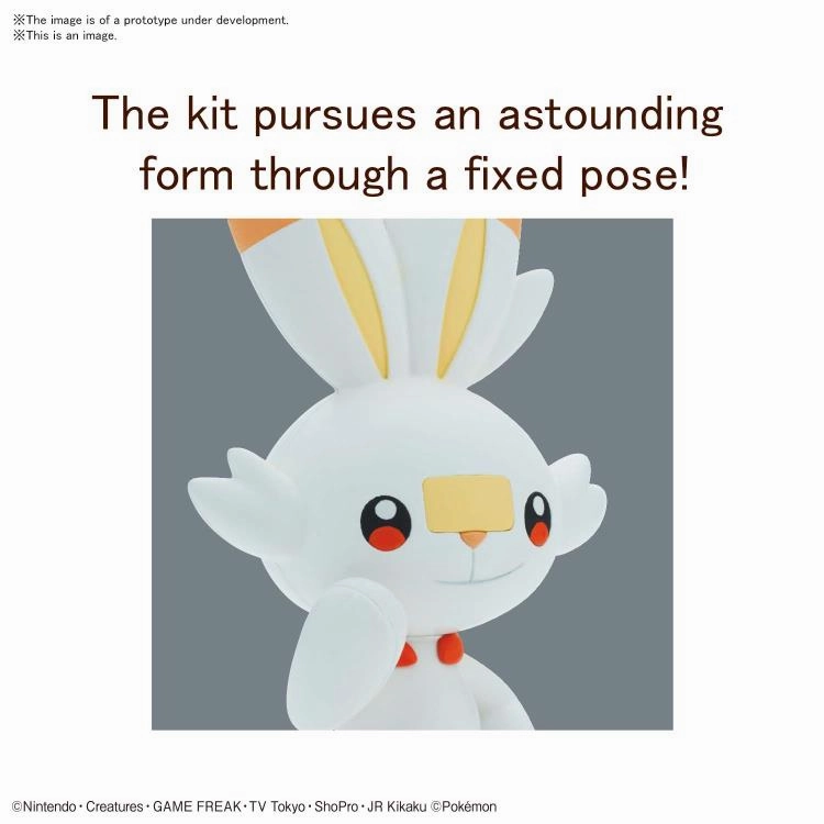 Scorbunny - Bandai Pokmon Quick Model Kit
