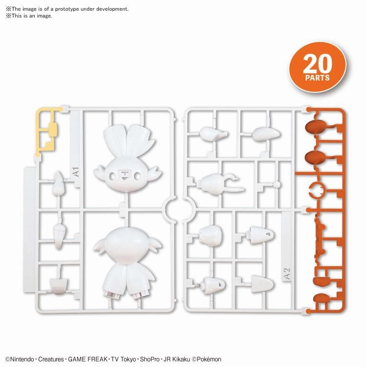 Scorbunny - Bandai Pokmon Quick Model Kit