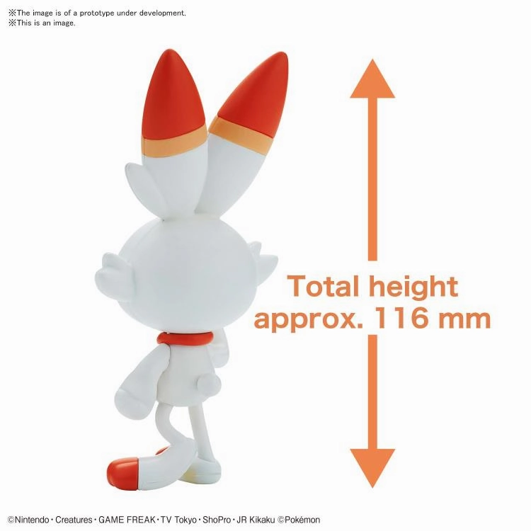 Scorbunny - Bandai Pokmon Quick Model Kit