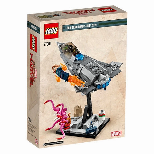 SDCC 2019 Lego Captain Marvel and ASIS Set 271 Piece set #77902 Exclusive Action Figure