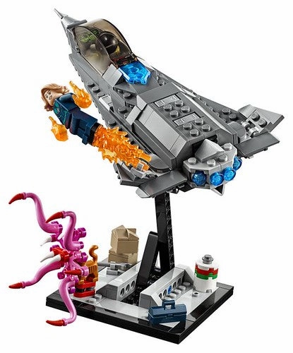 SDCC 2019 Lego Captain Marvel and ASIS Set 271 Piece set #77902 Exclusive Action Figure