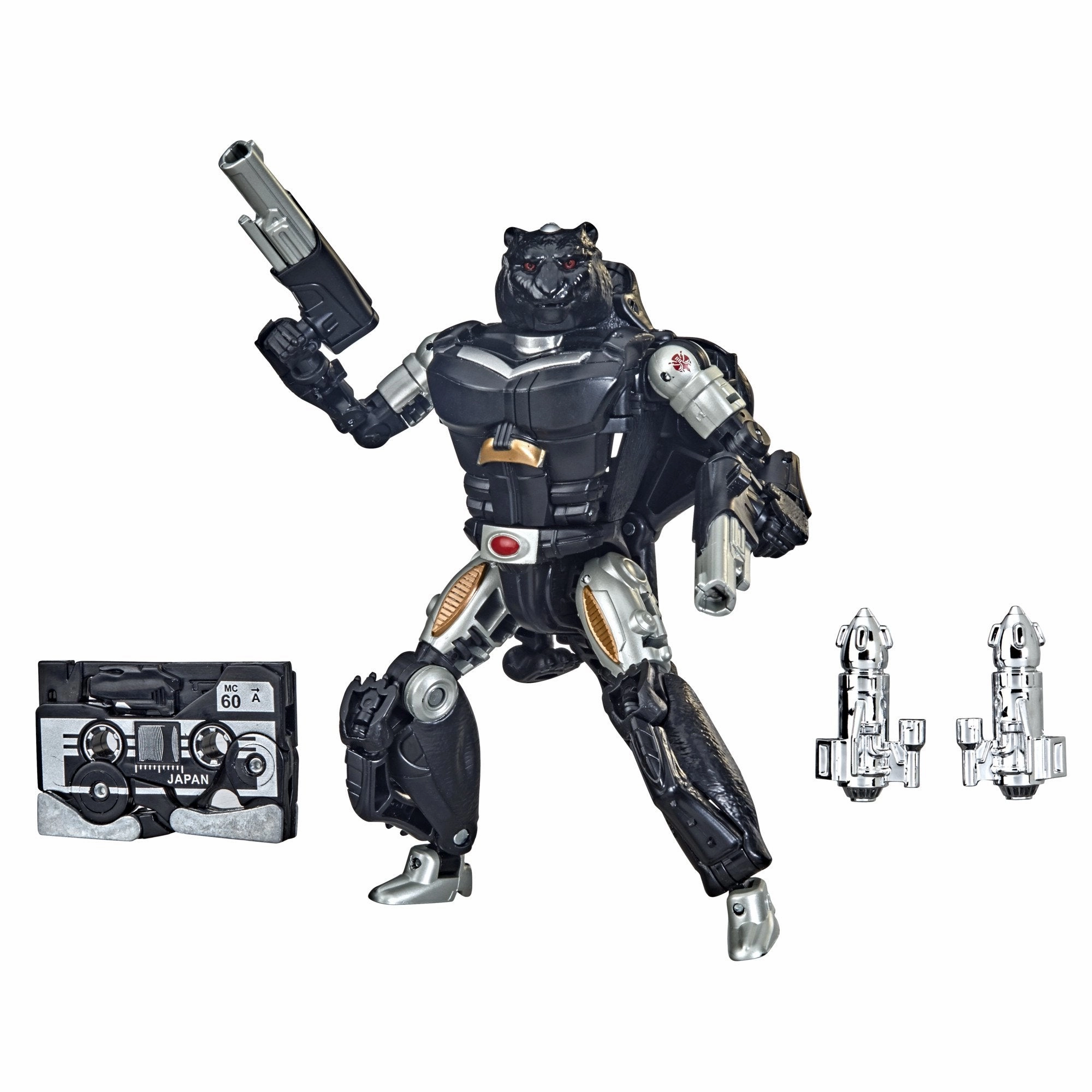 SDCC 2021 Transformers Generations War for Cybertron Trilogy Covert Agent Ravage and Decepticon Forever Ravage Action Figure