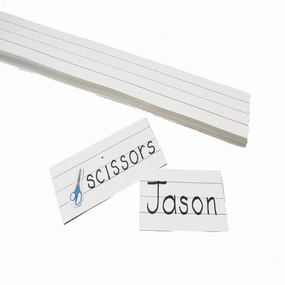 Sentence Strips - White