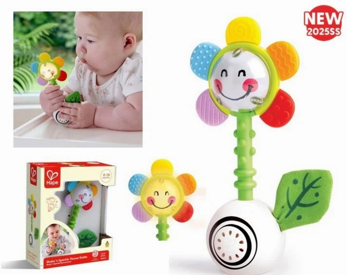 Shake 'n Sparkle Flower Rattle