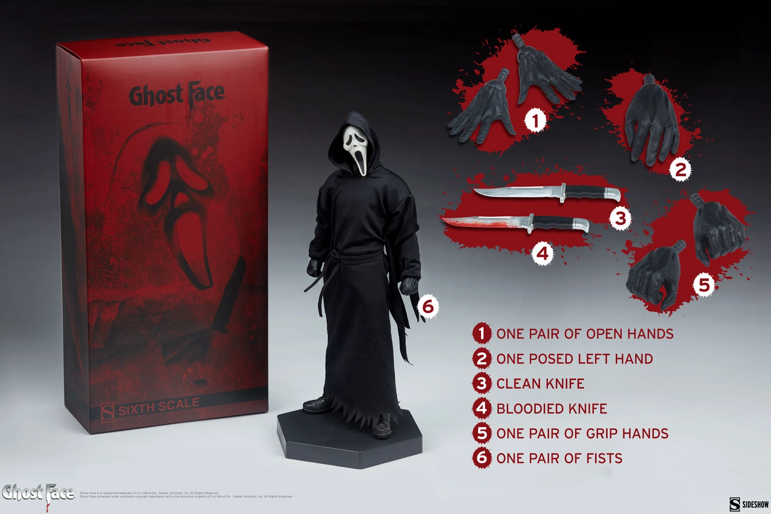 Sideshow Collectibles 1/6 Ghost Face Sixth Scale Figure