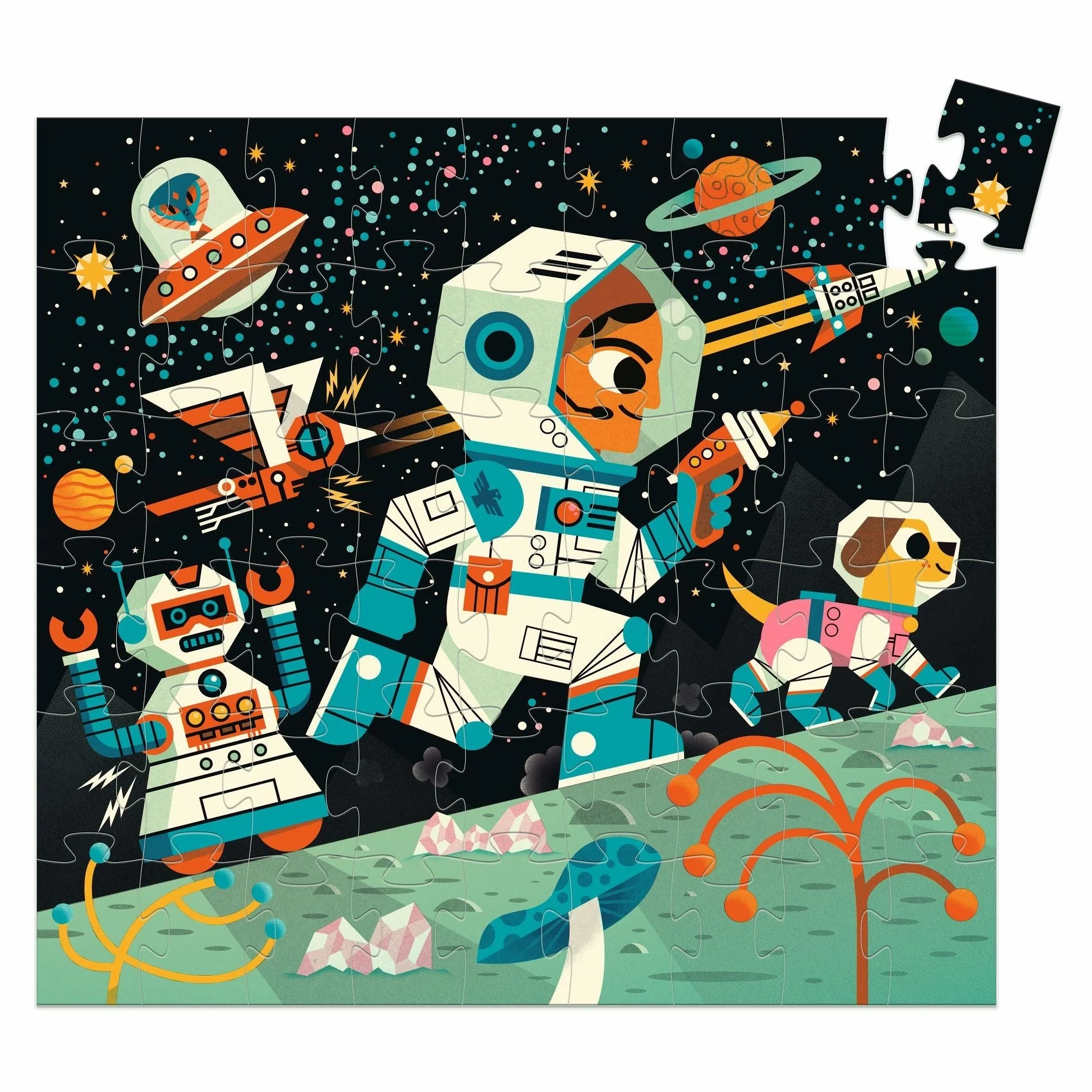 Silhouette Puzzles 54 pcs Space Station