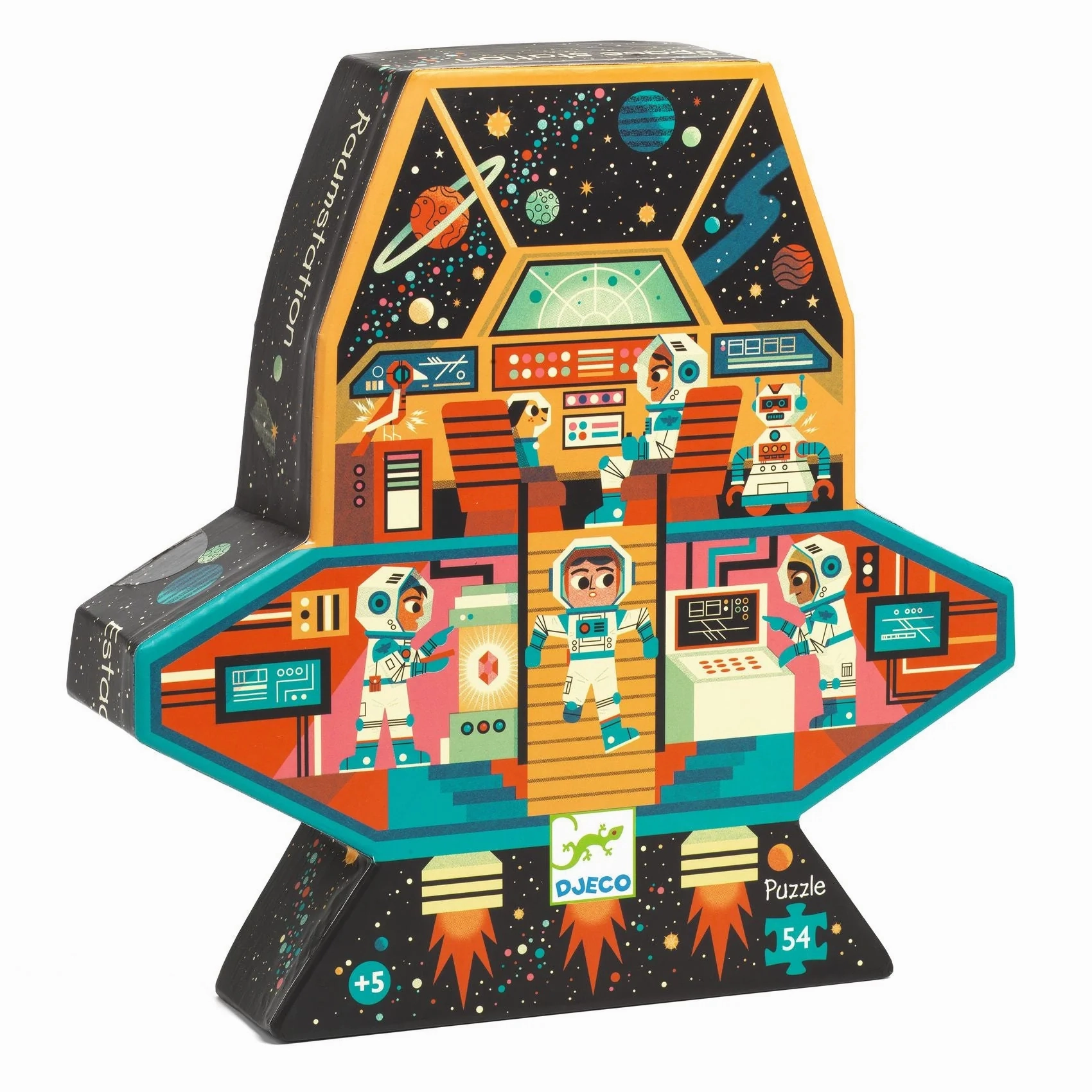 Silhouette Puzzles 54 pcs Space Station