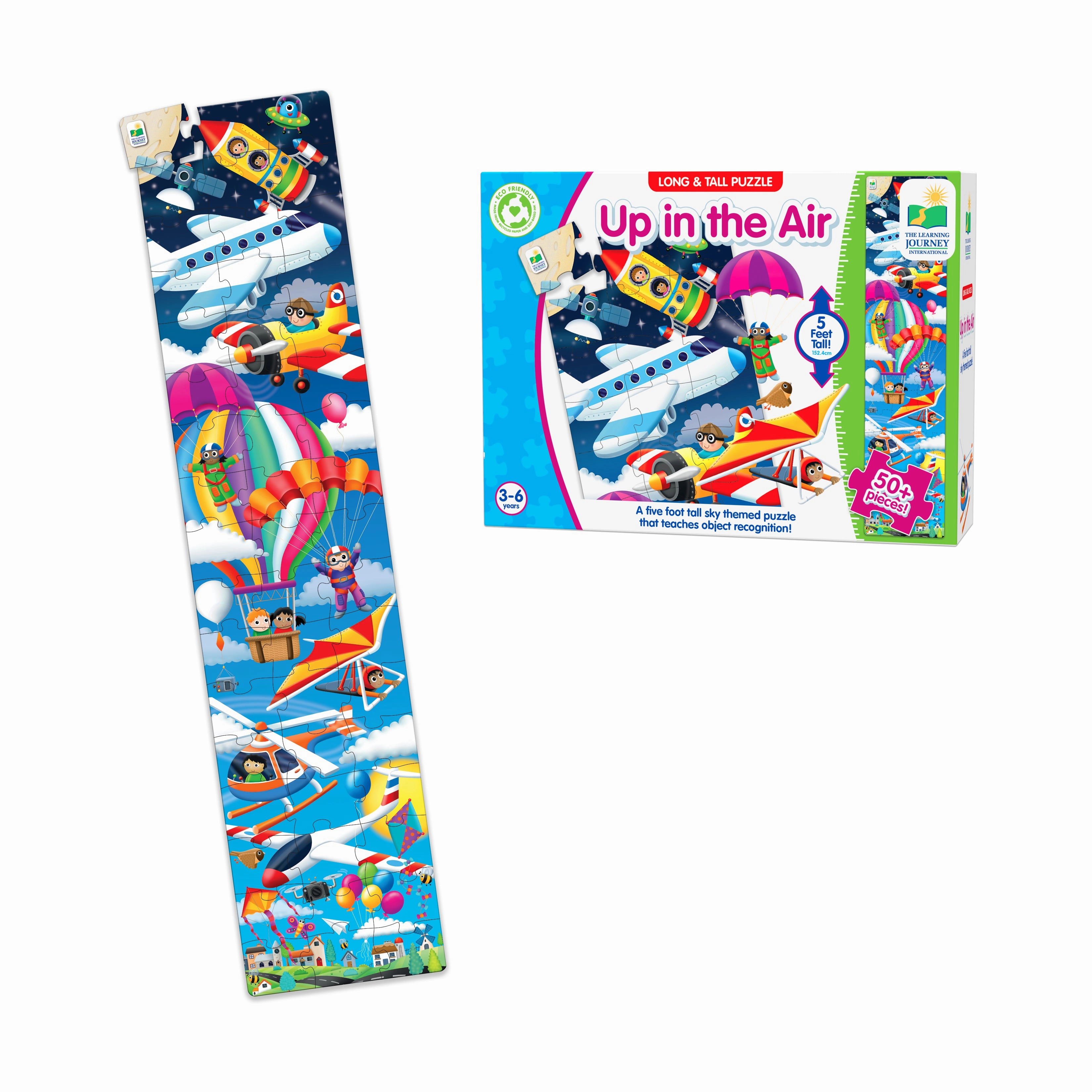 Sky-High Adventure Floor Puzzle - Up in the Air - 51 pc