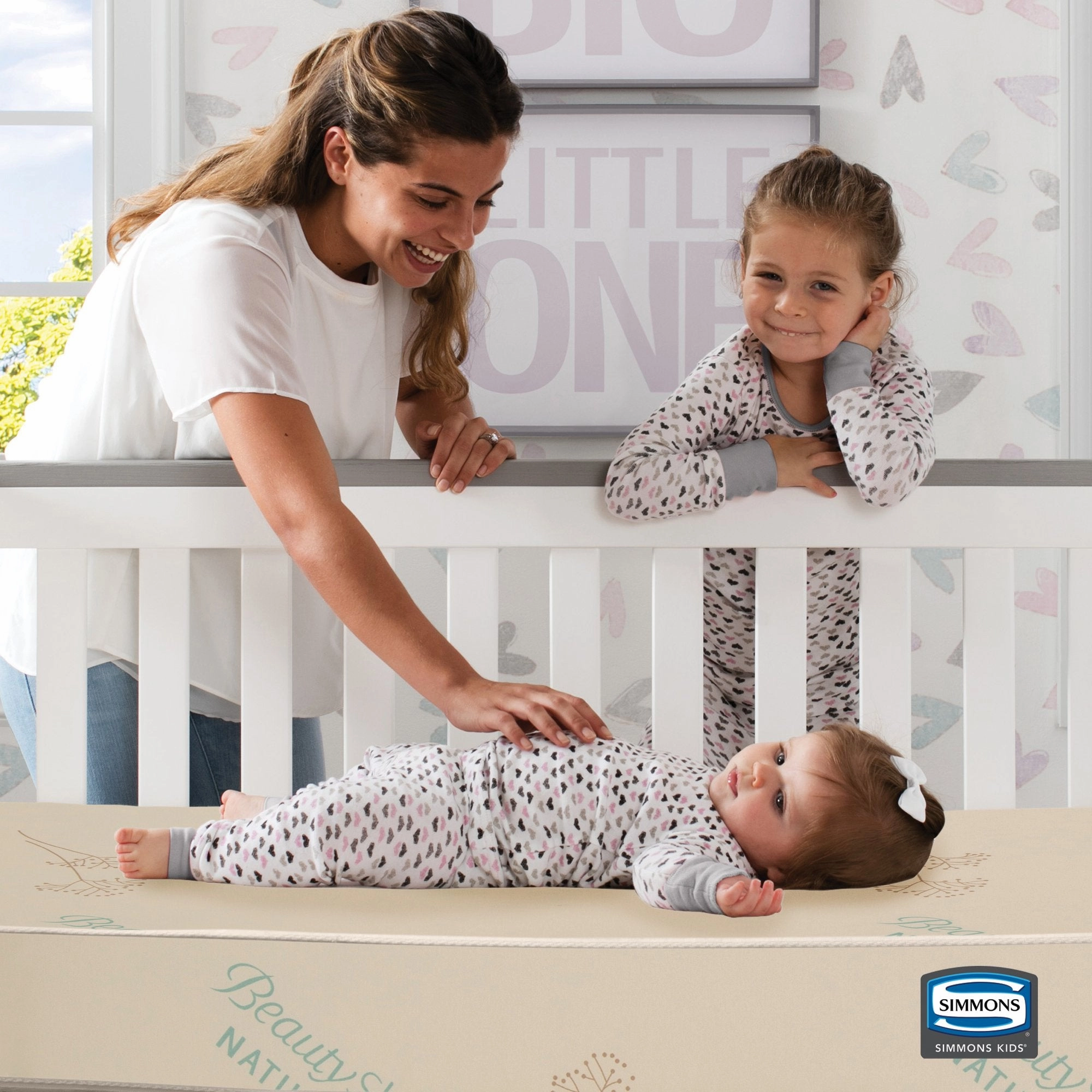 SlumberTime Naturally 4-Inch Mini Crib Mattress