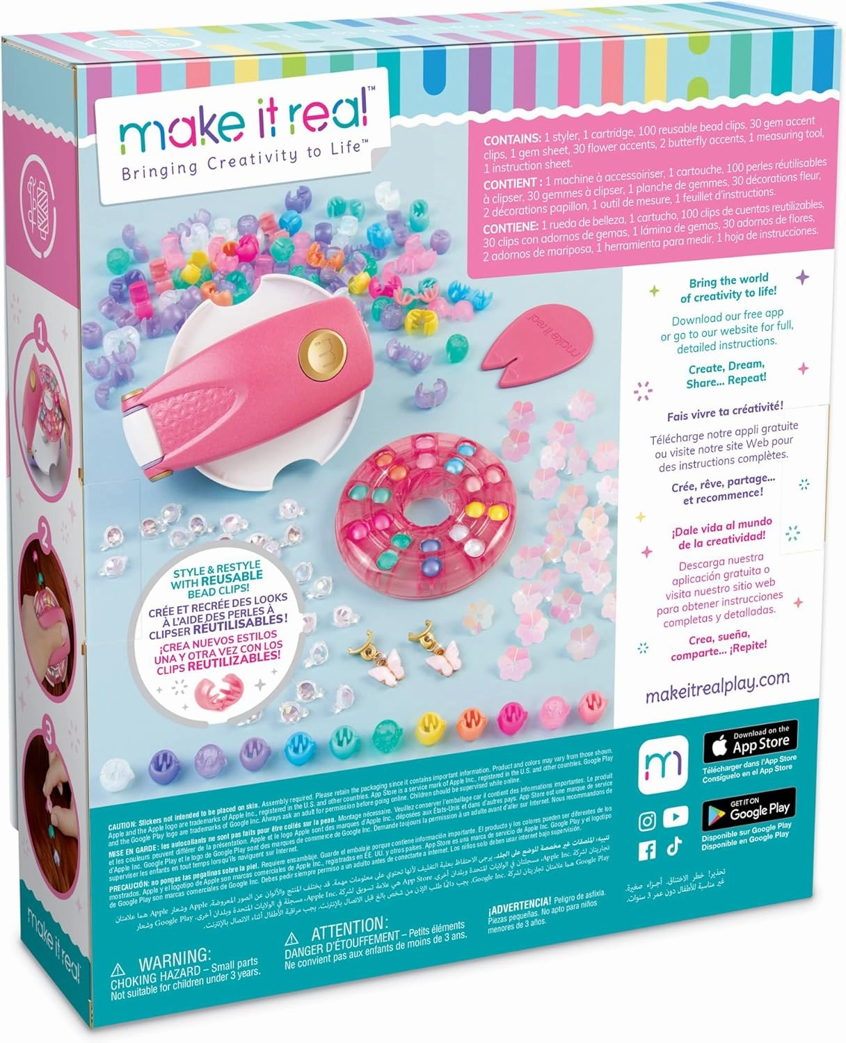 Snap N Glam Hair Styling Set