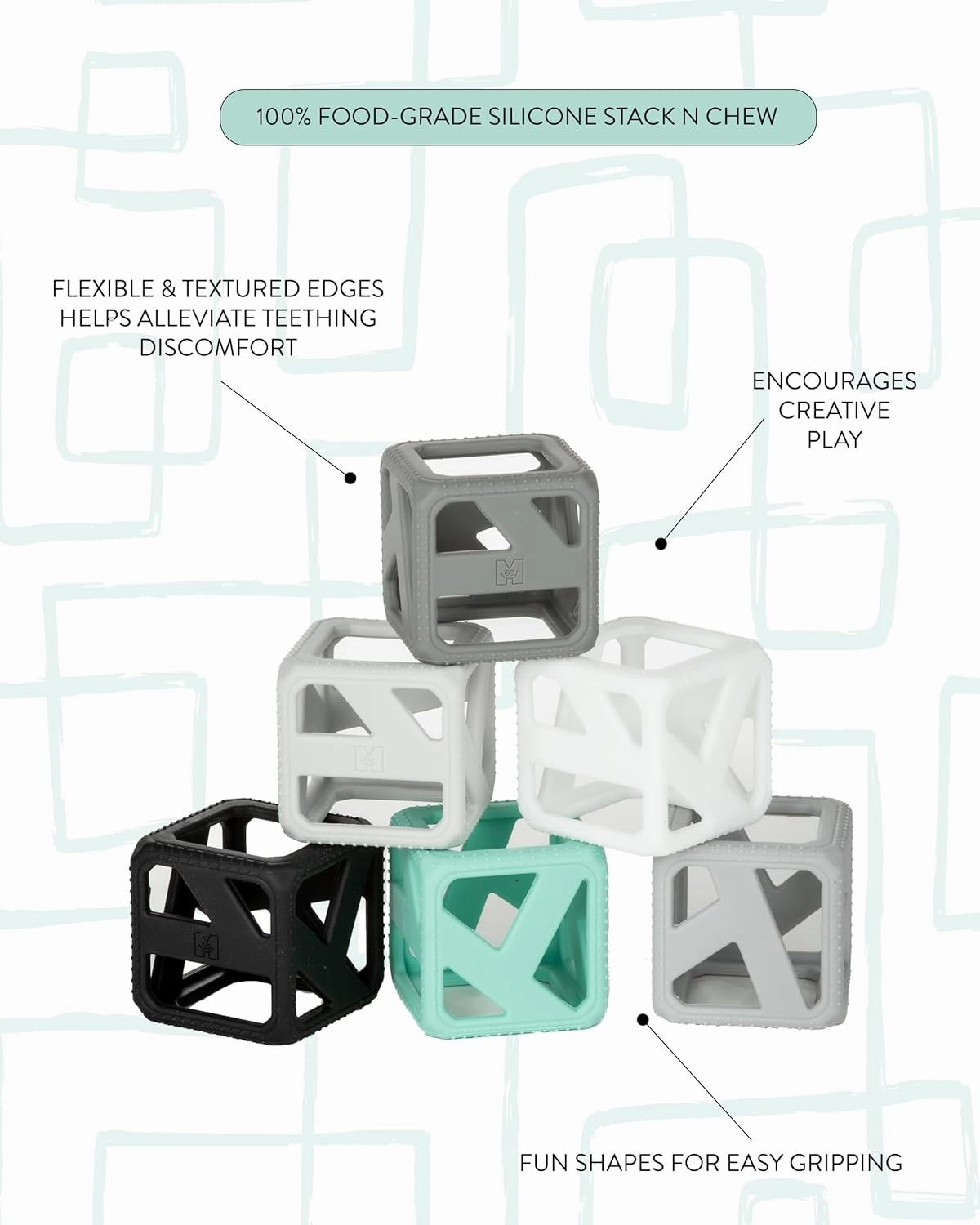 Stack N Chew Mini Cubes