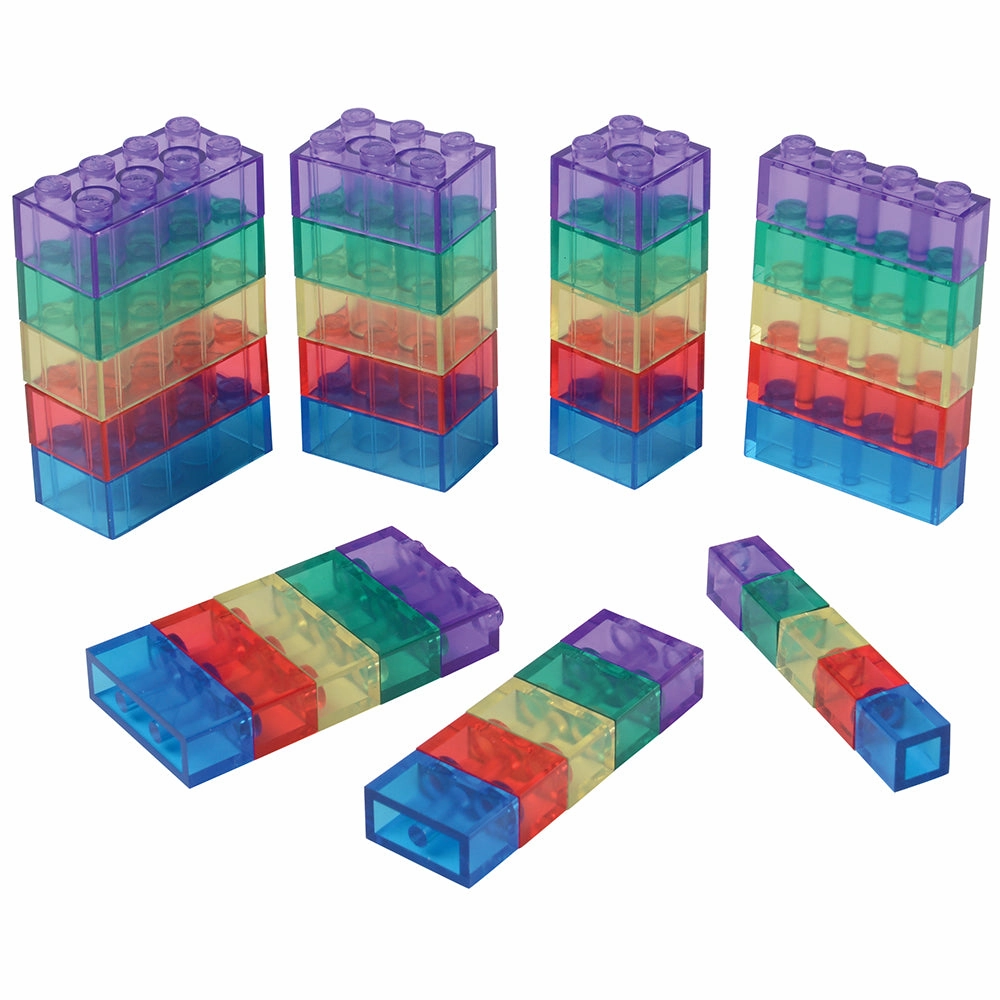 Standard Size Transparent Building Bricks