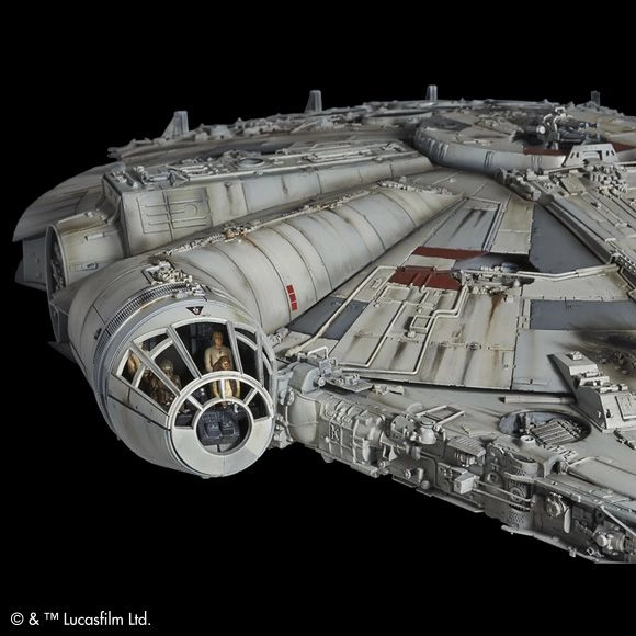 Star Wars 1/72 PG Perfect Grade Millenium Falcon A New Hope Model Kit