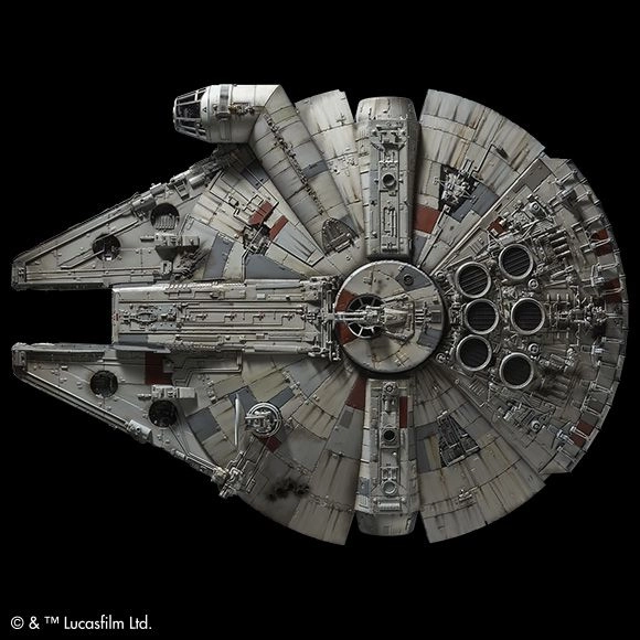 Star Wars 1/72 PG Perfect Grade Millenium Falcon A New Hope Model Kit