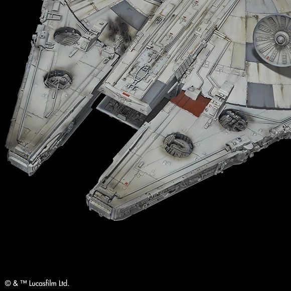 Star Wars 1/72 PG Perfect Grade Millenium Falcon A New Hope Model Kit