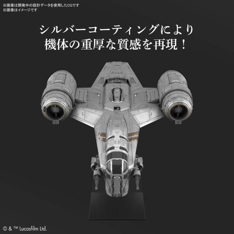 Star Wars EX018 Razor Crest (Silver Coating Ver.) The Mandalorian Model Kit