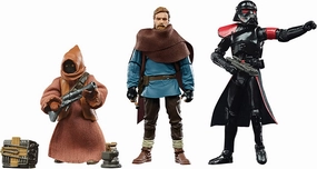 Star Wars The Vintage Collection Obi Wan Kenobi 3-Pack Ben Kenobi (Tibidon Station), Purge Trooper Phase II Armor, Teeka Exclusive Action Figure