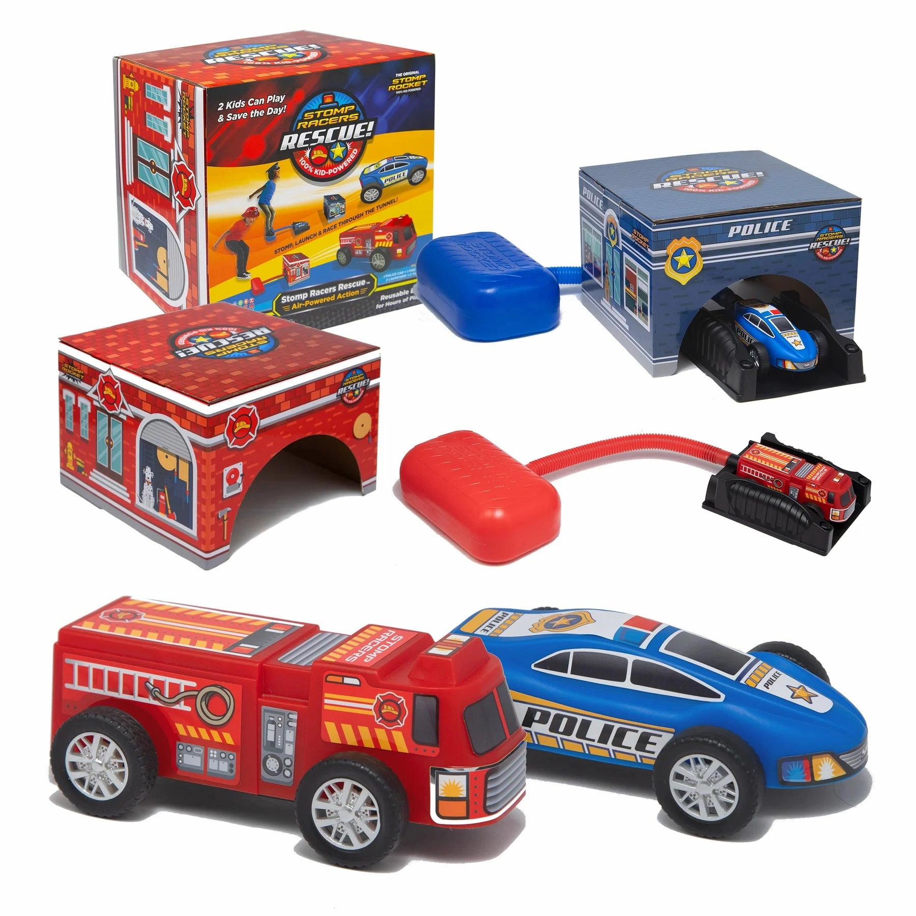 Stomp Rocket Rescue Racers