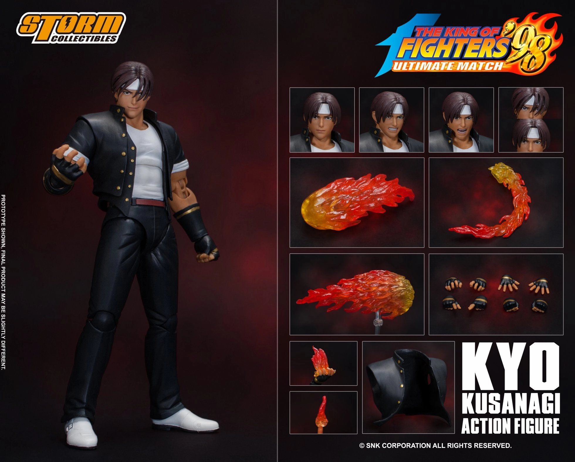 Storm Collectibles 1/12 The King of Fighters '98 Kyo Kusanagi Scale Action Figure