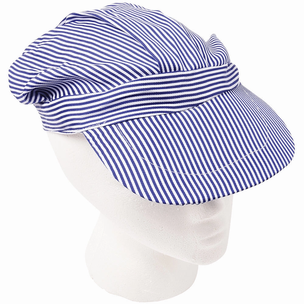 Striped Train Engineer Hat