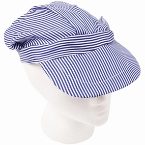 Striped Train Engineer Hat
