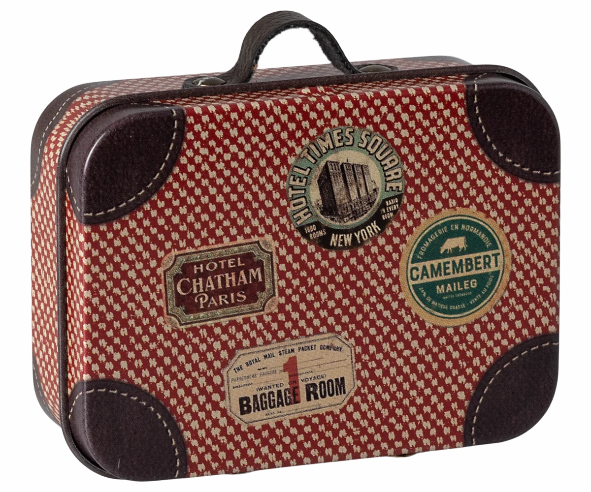 Suitcase Mouse - red