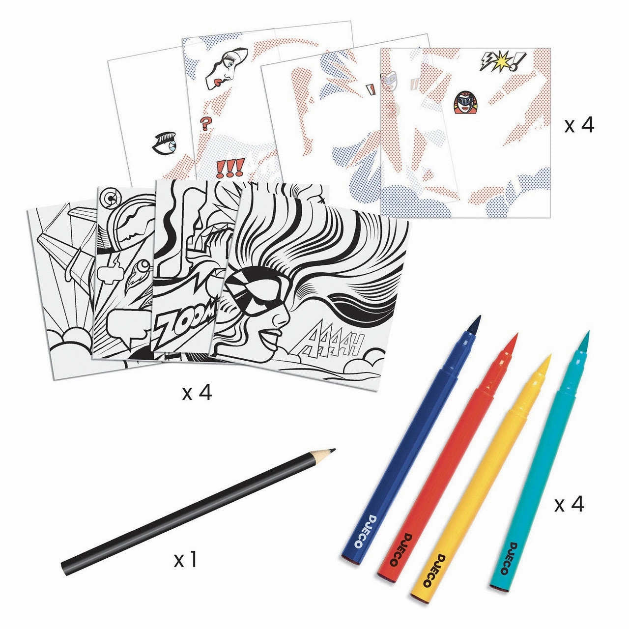 Superheros Inspired By Roy Lichtenstein