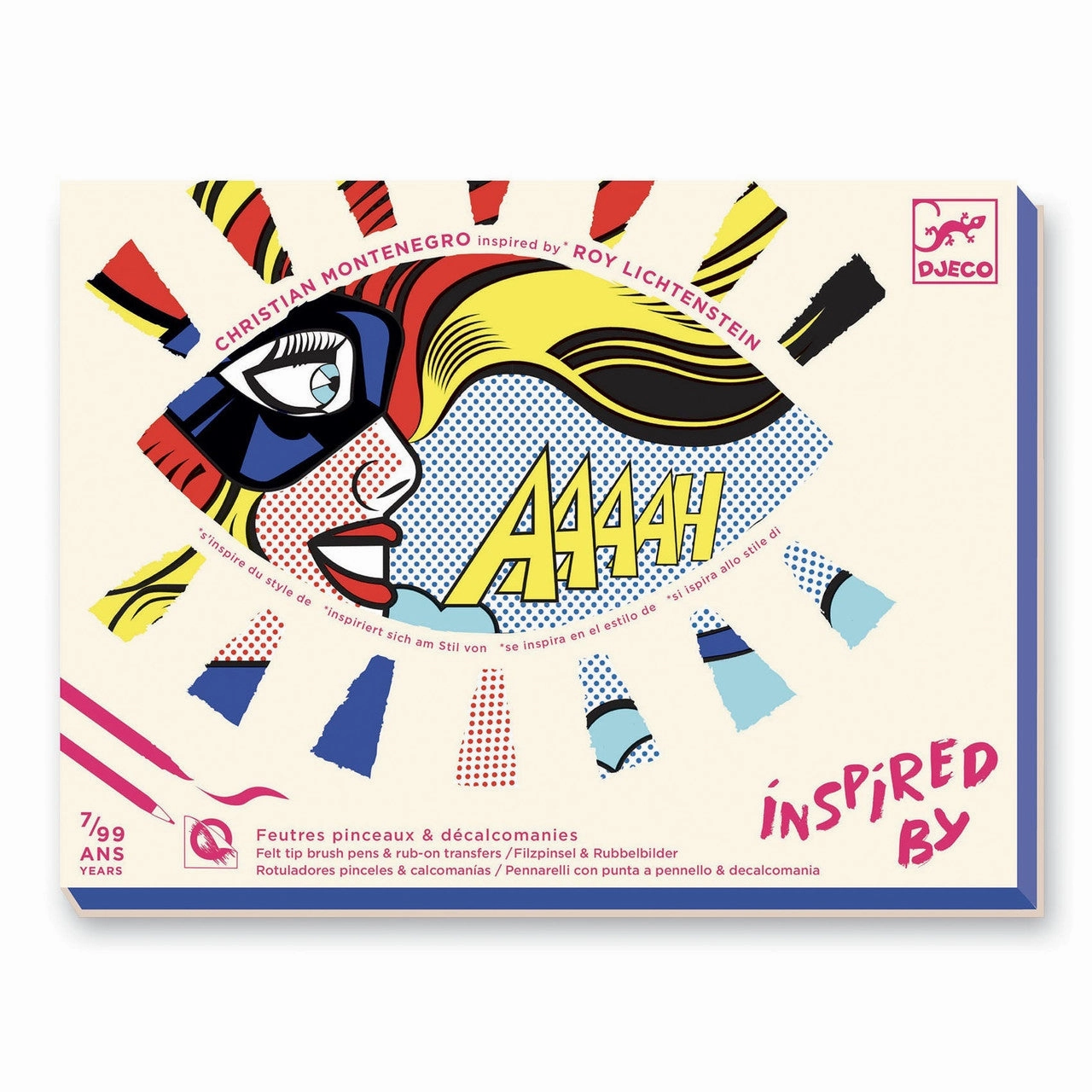 Superheros Inspired By Roy Lichtenstein