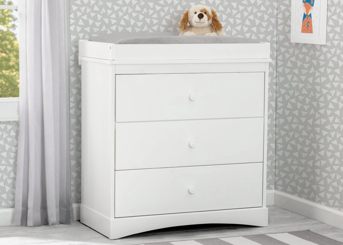 Sutton 3 Drawer Dresser with Changing Top
