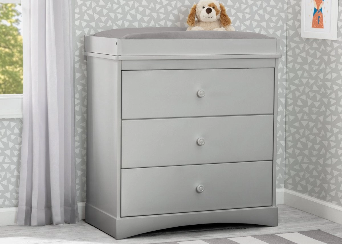 Sutton 3 Drawer Dresser with Changing Top
