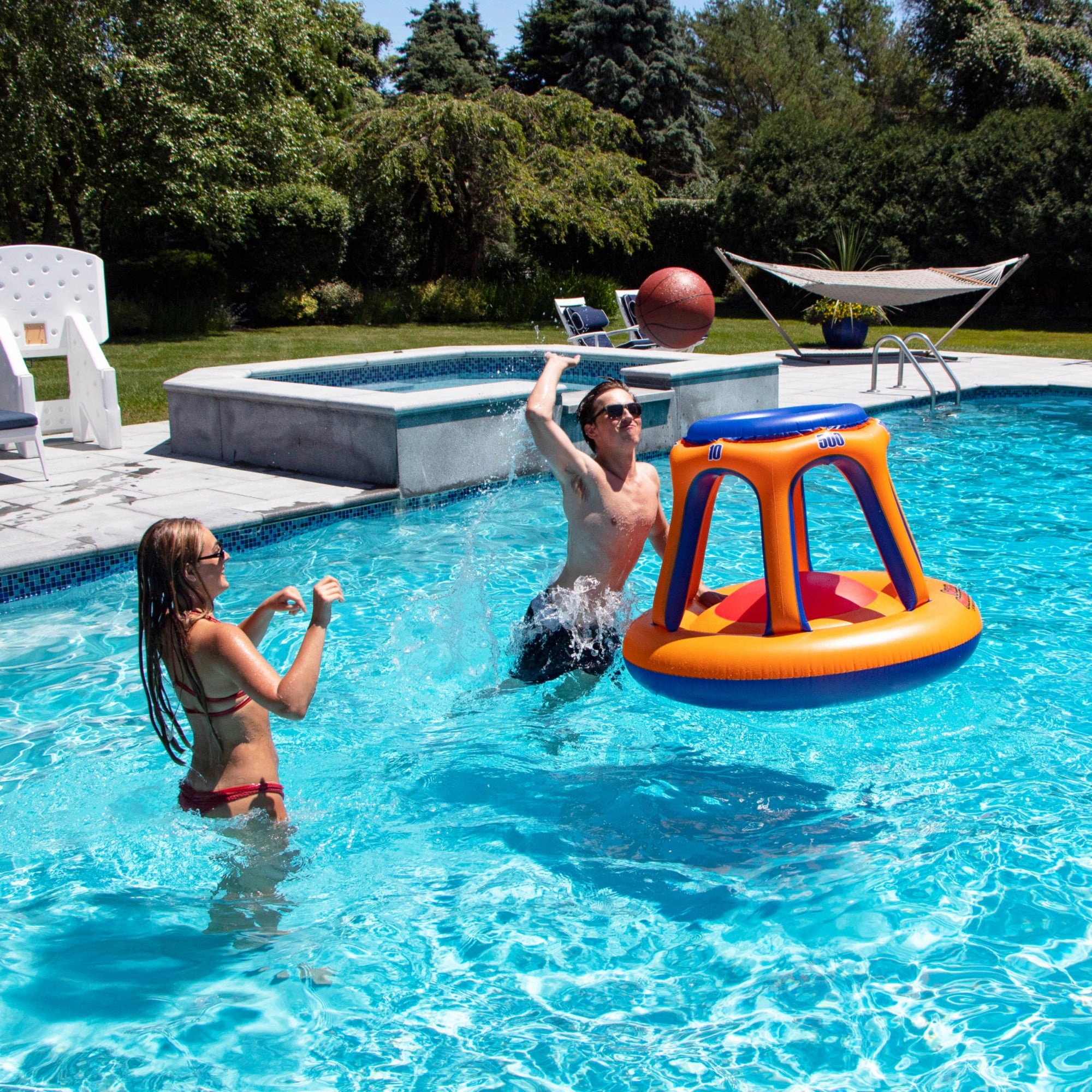 Swimline Giant Shootball Inflatable Basketball Water Game