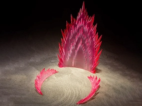 Tamashii Effect Energy Aura Red Version Stand Base Stage S.H Figuarts
